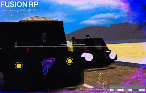 Zrzut ekranu 1. FusionRP 2 \/ Банды \/ Кейсы \/ Optimization