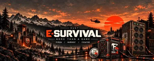 Screenshot 1. E-SURVIVAL x2 Modded | Solo/Duo/Trio | Mining | Вайп 01.10
